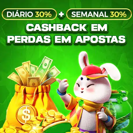 DIÁRIO 30% + SEMANAL 30% - CASHBACK EM PERDAS EM APOSTAS